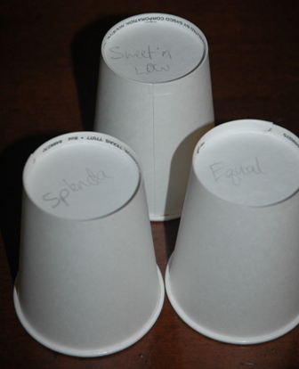 Labelled Cups