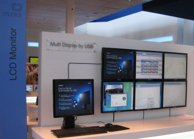 6 Monitors on one PC with Samsung Ubisync (DisplayLink)