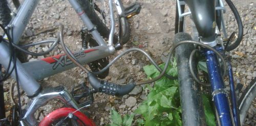 Some idiot locked his bike to mine