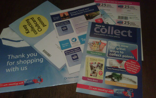 Tesco's ClubCard Garbage