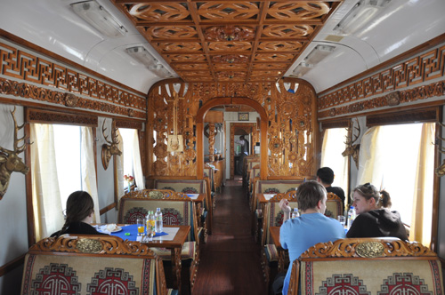 Mongolian Restaurant Car